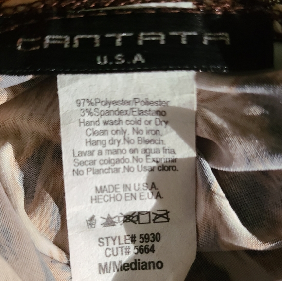 CANTANA Exotic Metallic Look 🐆 LEOPARD HALTER TOP - Picture 10 of 16